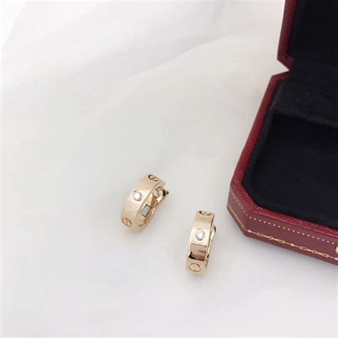 cartier love earrings replica|are cartier love earrings heavy.